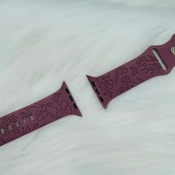 Floral Design Apple Watch Bands  42mm 44mm 45mm 49mm Bundle 1 - Picture 4 of 7